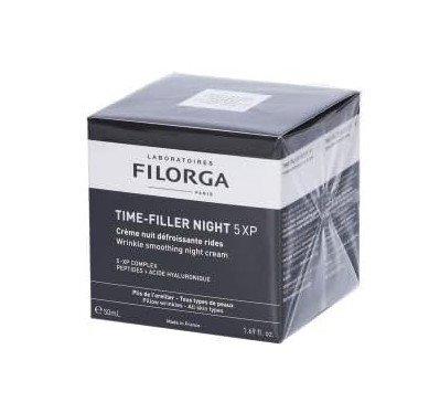 Filorga Time-Filler Night 5XP Wrinkle Smoothing Night Creme Мултикоригиращ нощен крем против бръчки