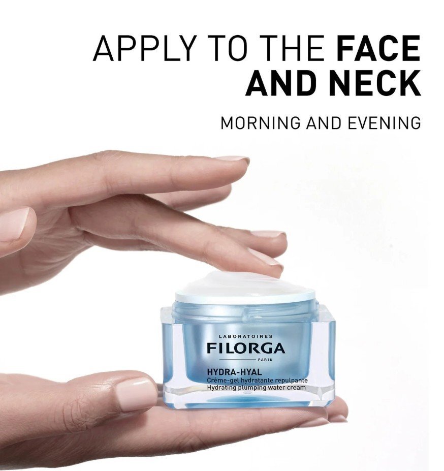Filorga Hydra Hyal Hydrating Plumping Gel Cream Интензивен хидратиращ крем гелза лице с изглаждащ ефект