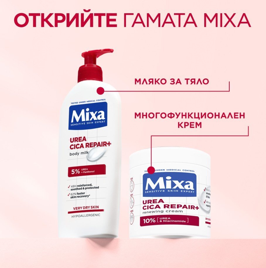 Mixa Urea Cica Repair регенериращ крем за груба и суха кожа