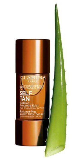 Clarins Radiance-Plus Self Tan Golden Glow Face Booster Aвтобронзант за лице