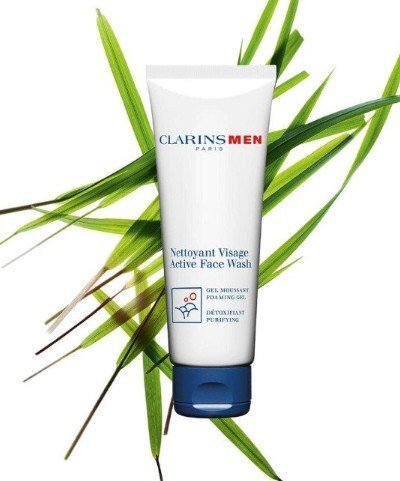 Clarins Men Active Face Wash Почистваща гел-пяна за лице