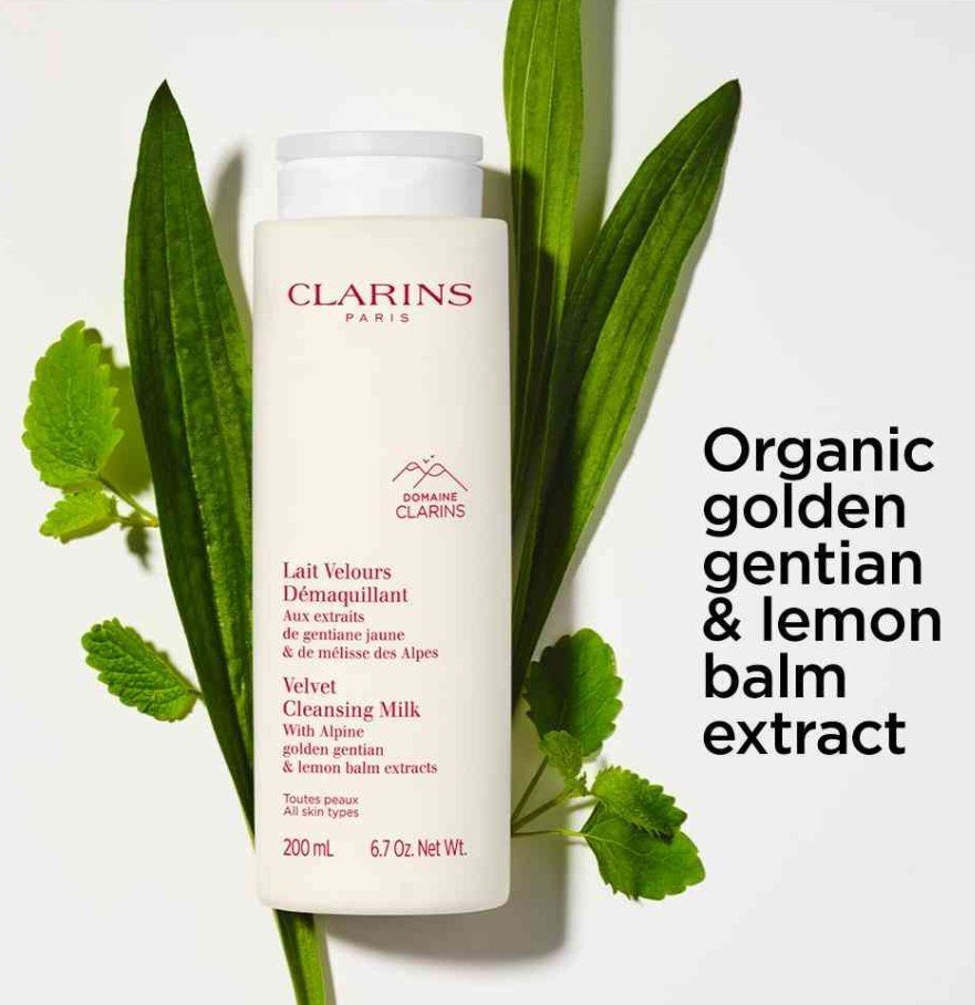 Clarins Velvet Cleansing Milk Кадифено почистващо мляко за лице