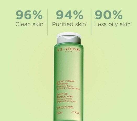 Clarins Purifying Toning Lotion Почистващ тоник за мазна кожа без опаковка