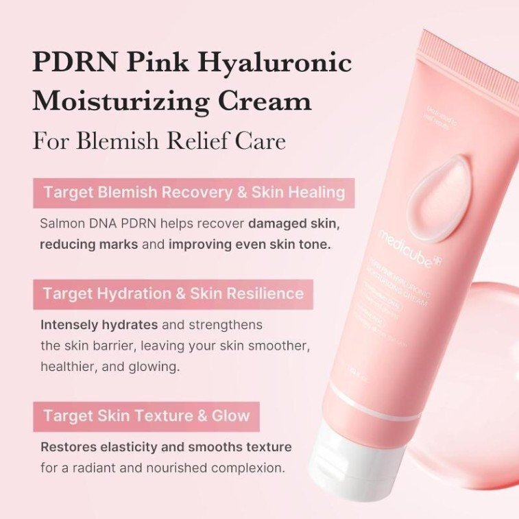 Medicube PDRN Pink Hyaluronic Moisturizing Cream Хидратиращ крем за лице