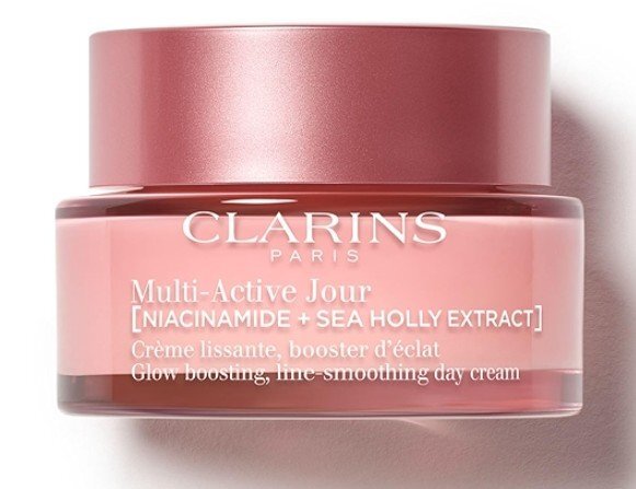 Clarins Multi Active day Cream Dry Skin NEW Formula Озаряващ изглаждащ бръчките крем за лице за суха кожа