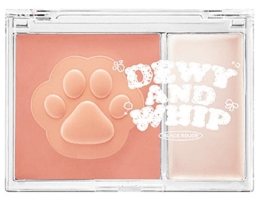 Black Rouge Dewy Whip Cheek And Beam 2 в 1 компактен руж и хайлайтър