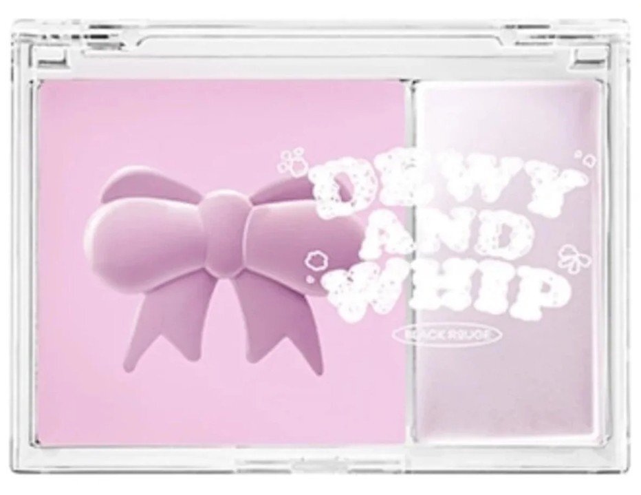 Black Rouge Dewy Whip Cheek And Beam 2 в 1 компактен руж и хайлайтър