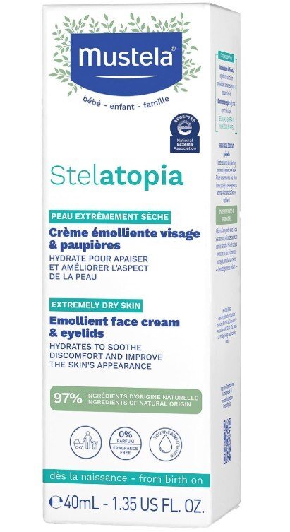 Mustela Stelatopia Крем за лице и клепачи