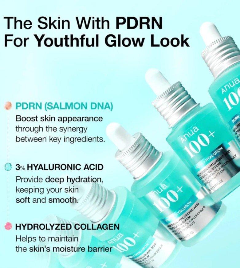 Anua PDRN Hyaluronic Acid Capsule 100 Serum Серум за лице