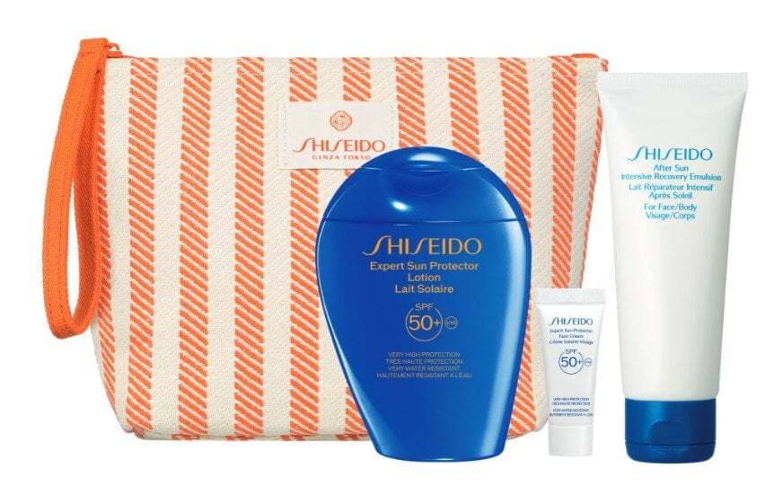 Shiseido Sun Protection SPF50+ Слънцезащитен козметичен комплект