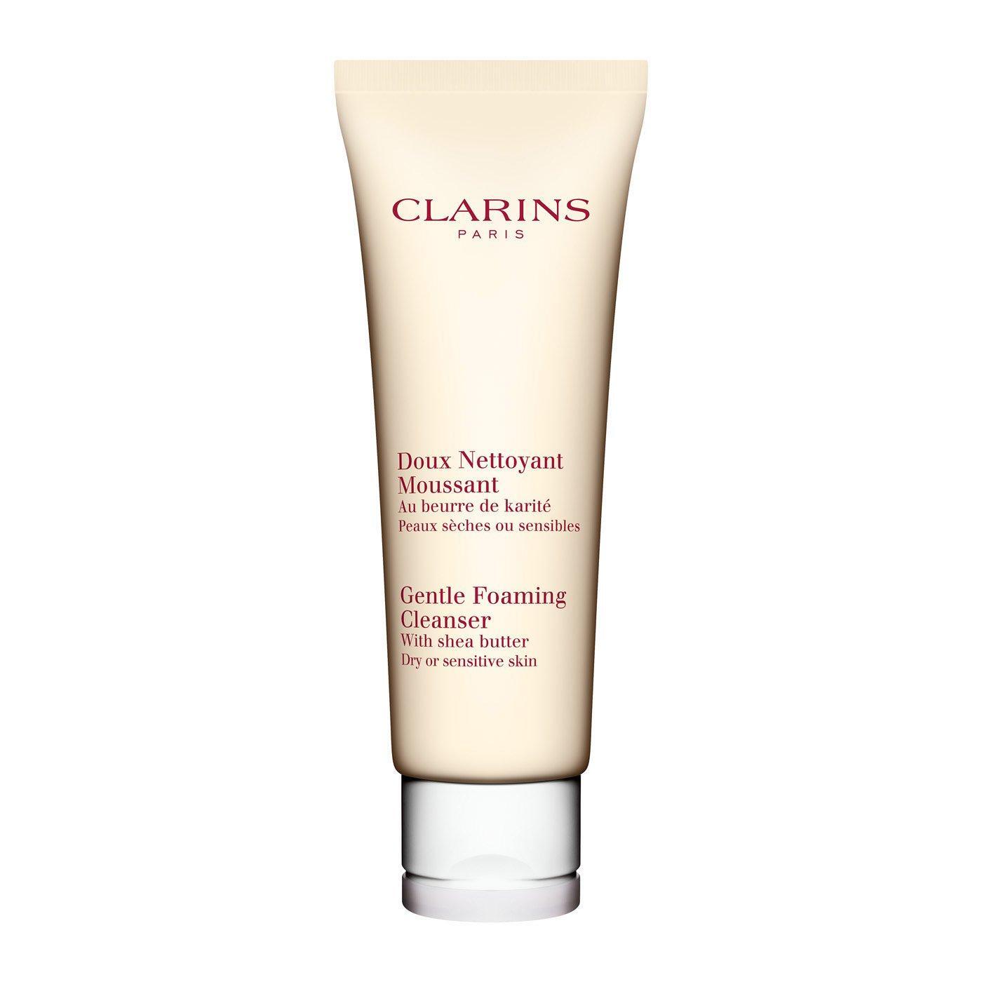Clarins Gentle Foaming Cleanser with Shea Butter Нежна почистваща пяна за лице с масло от ший без опаковка Clarins Gentle Foaming Cleanser with Shea Butter Нежна почистваща пяна за лице с масло от ший без опаковка