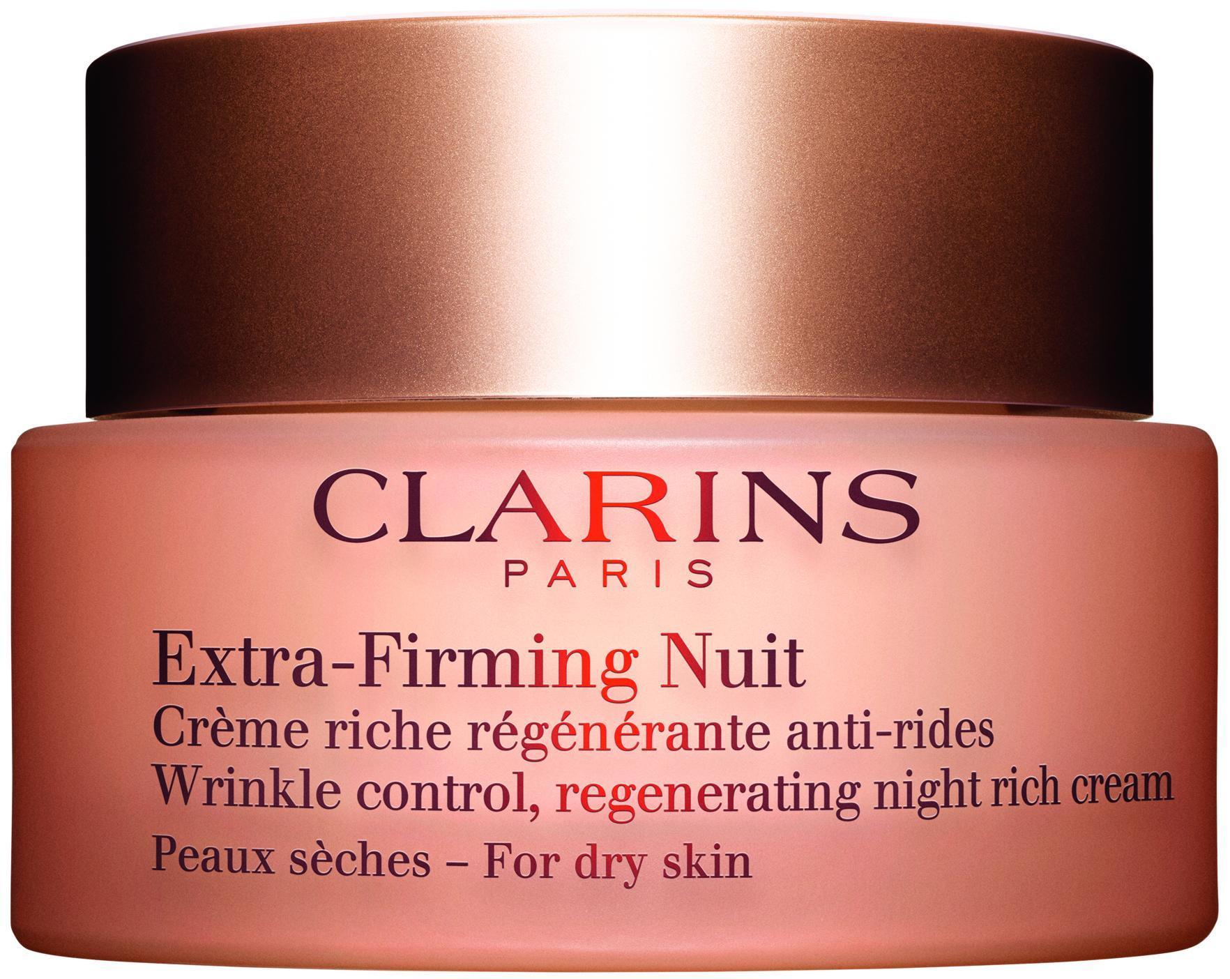 Clarins Extra-Firming Nuit For Dry Skin Нощен лифтинг крем против бръчки за суха кожа без опаковка