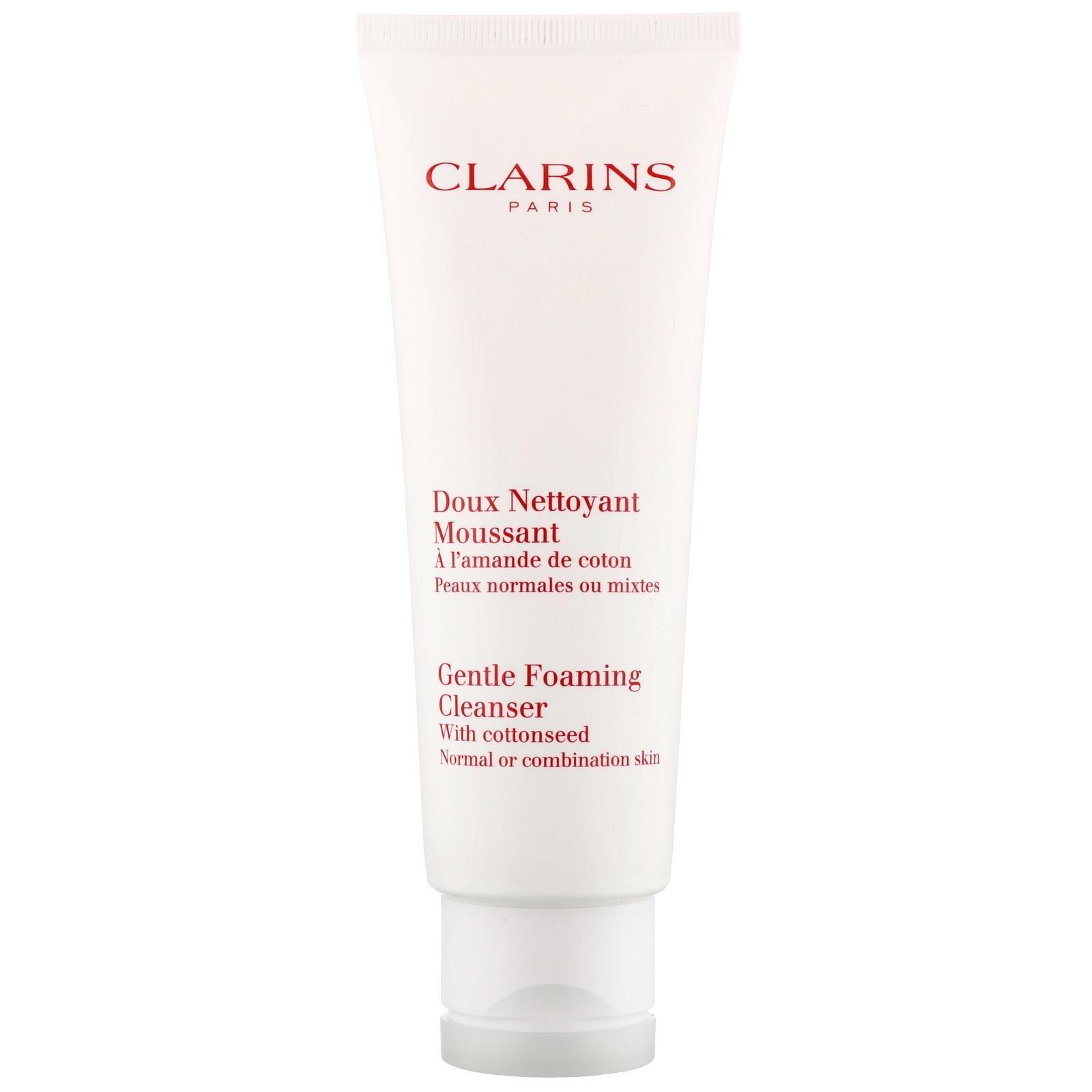 Clarins Gentle Foaming Cleanser with Cottonseed Почистваща пяна за лице без опаковка
