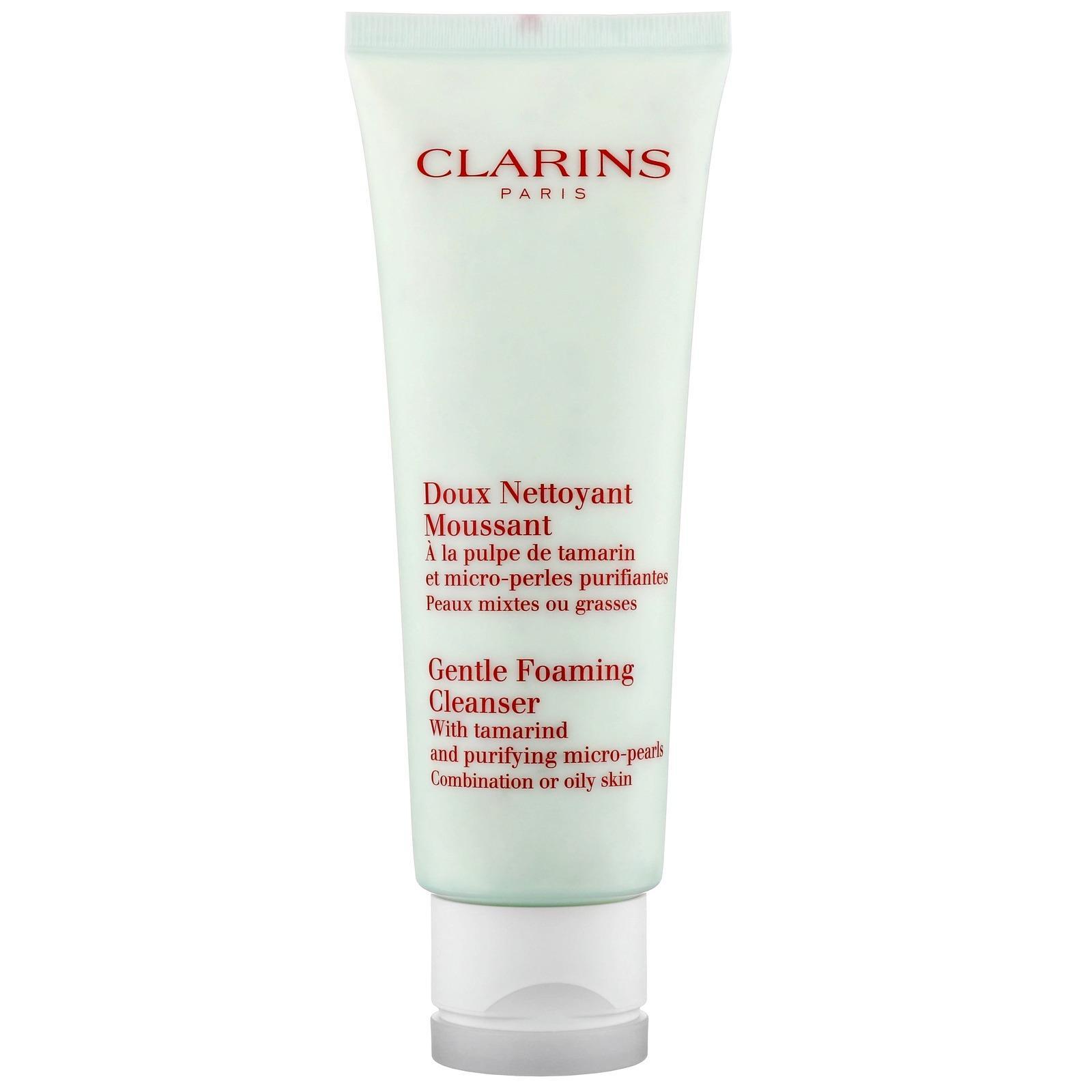 Clarins Gentle Foaming Cleanser With Tamarind Почистващ ексфолиант за комбинирна към мазна кожа без опаковка