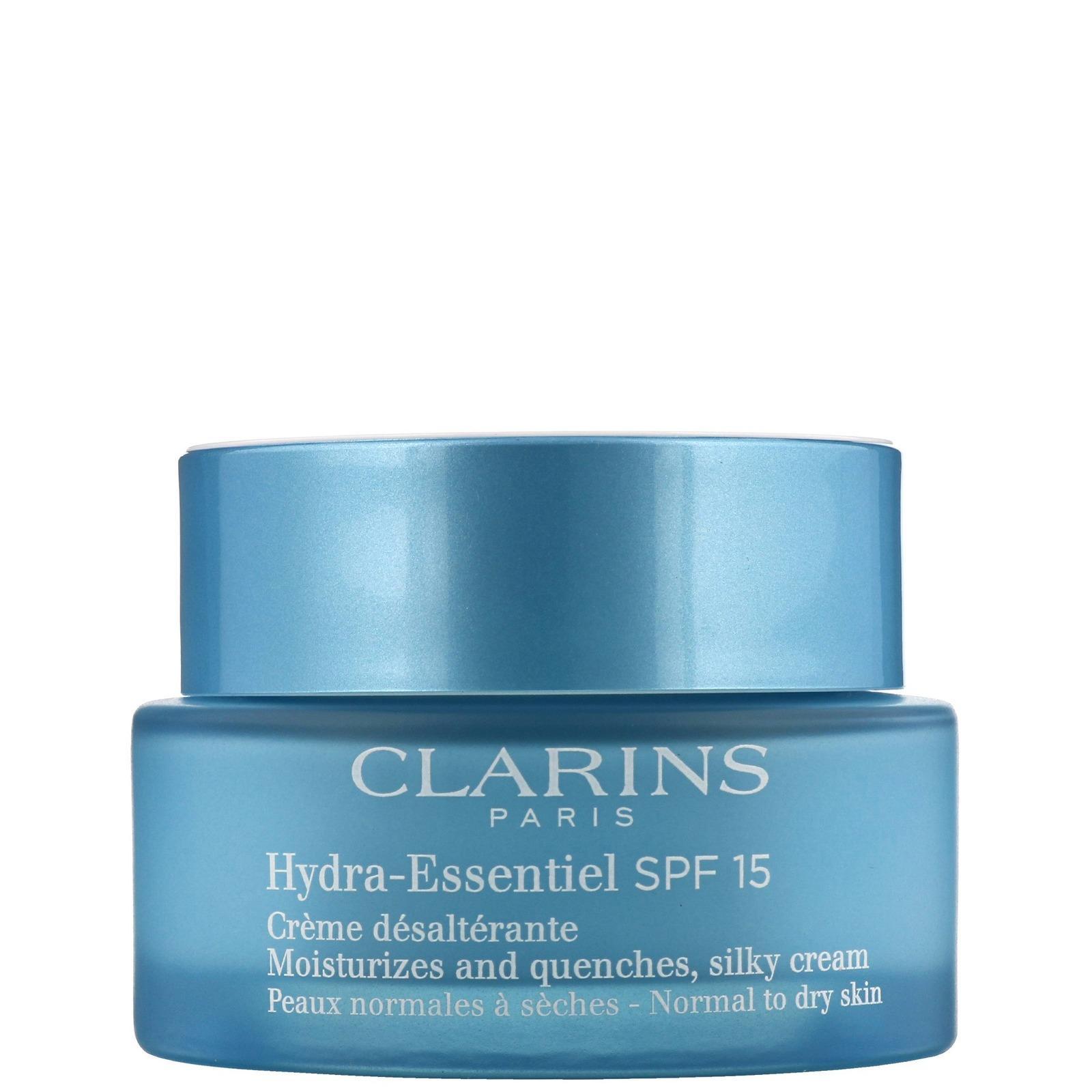 Clarins Hydra-Essentiel Silky Cream Копринено нежен хидратиращ крем за нормална към суха кожа без опаковка