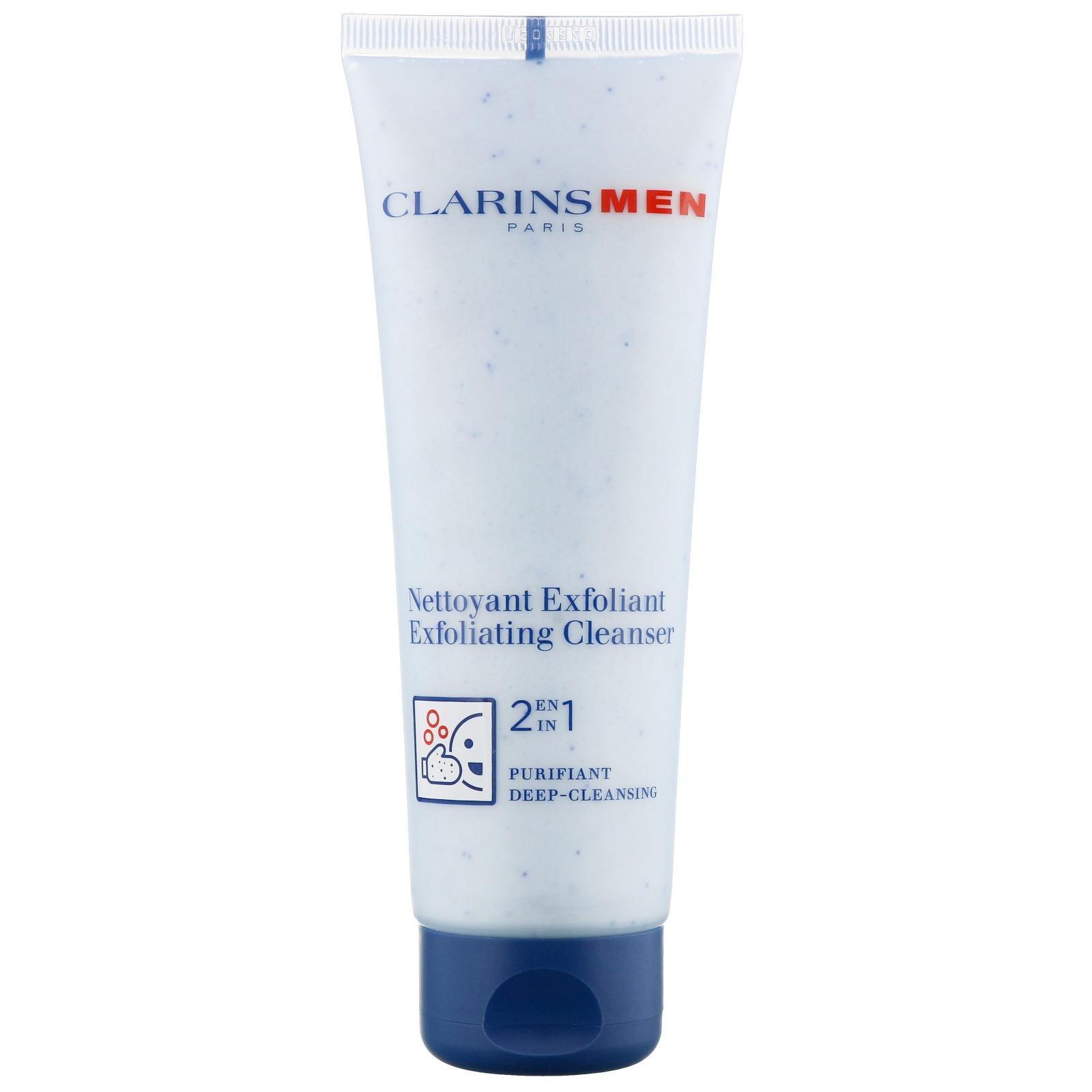 Clarins Men Exfoliating Cleanser Почистващ ексфолиант за лице без опаковка