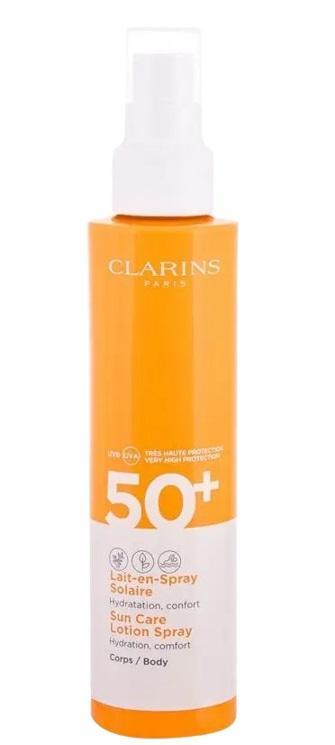 Clarins Sun Care Lotion Spray SPF 50 Слънцезащитен лосион-спрей за тяло без опаковка
