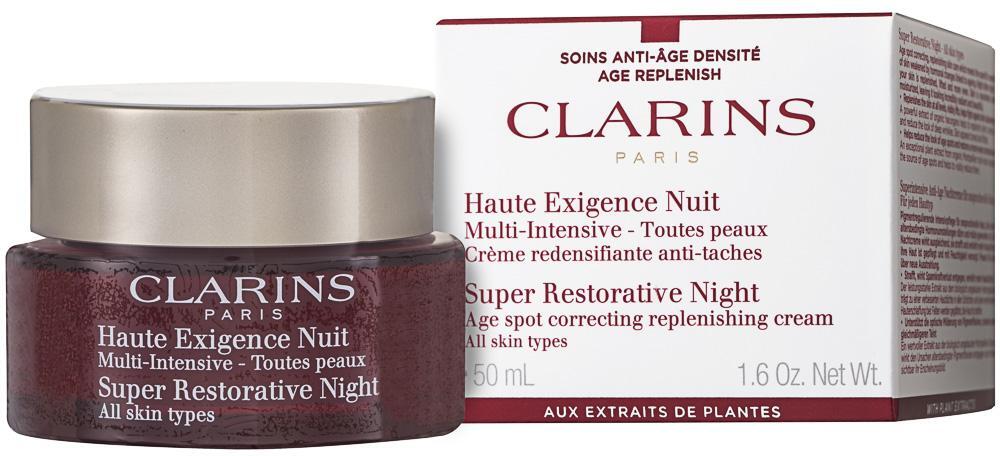 Clarins Super Restorative Night Cream Нощен възстановяващ крем против бръчки с лифтинг ефект за всеки тип кожа