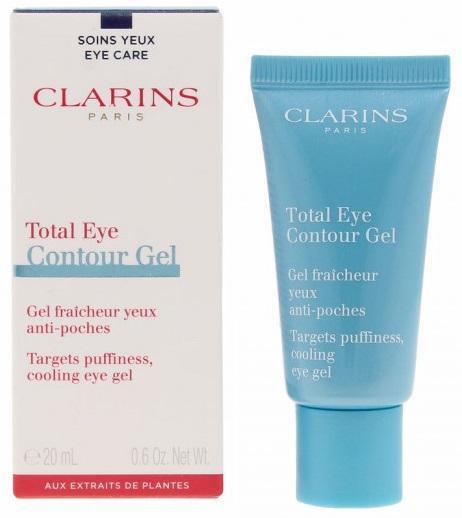 Clarins Total Eye Contour Gel Освежаващ околоочен крем-гел против тъмни кръгове