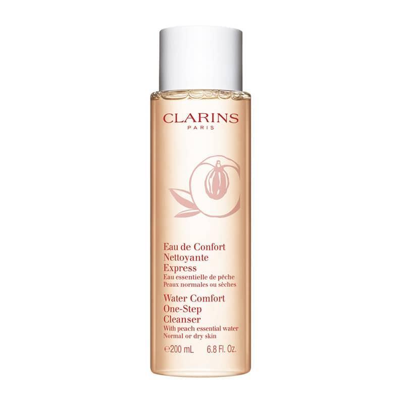 Clarins Water Comfort One Step Cleanser With Peach Essential Water Нежен тоник за нормална към суха кожа без опаковка