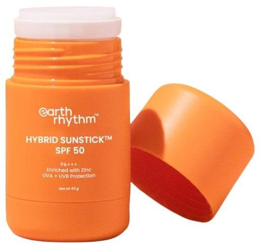 EARTH RHYTHM Mineral Hybrid Sunstick SPF 50 PA+++ Хибриден слънцезащитен стик за лице със SPF 50