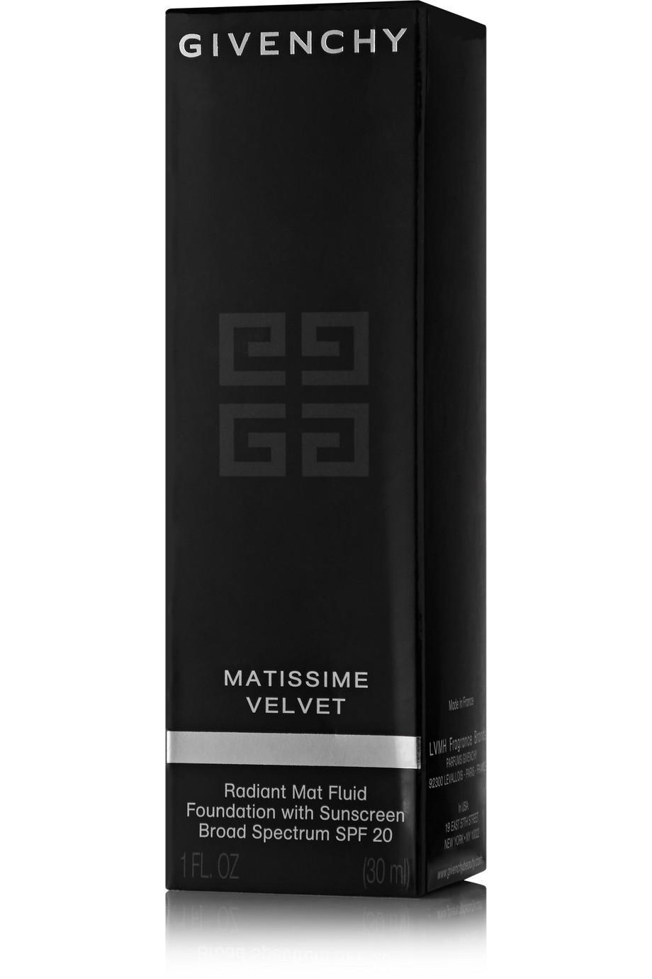 Givenchy Matissime Velvet SPF 20 Mat Fluide 07 Mat Ginger Матиращ фон дьо тен със слънцезащитен фактор