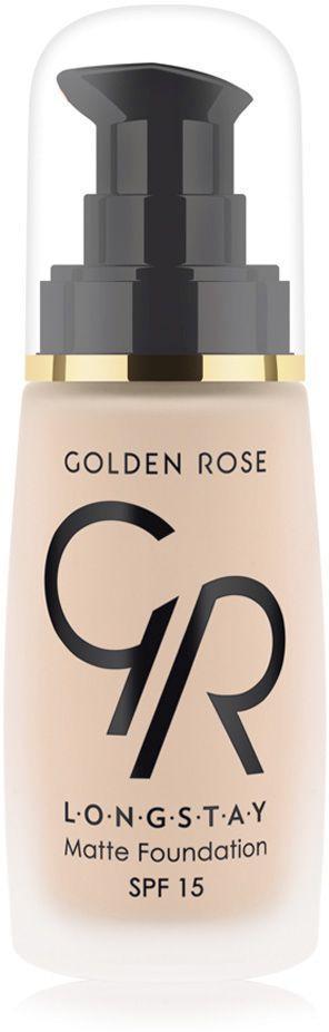 Golden Rose Longstay Matte SPF 15 Дълготраен фон дьо тен с матиращ ефект