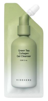 HIDEHERE Green Tea Collagen Gel Cleanser Почистващ гел за лице със зелен чай и колаген
