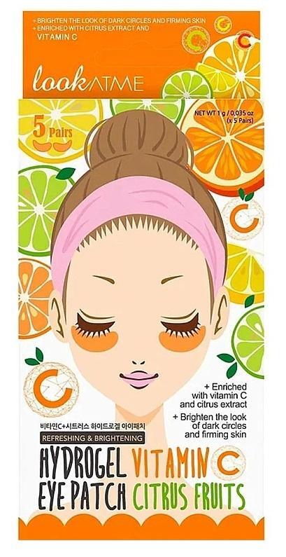 LOOKATME Hydro Gel Eye Patch Vitamin C and Citrus Пачове за очи от хидрогел с цитрусови плодове и витамин С