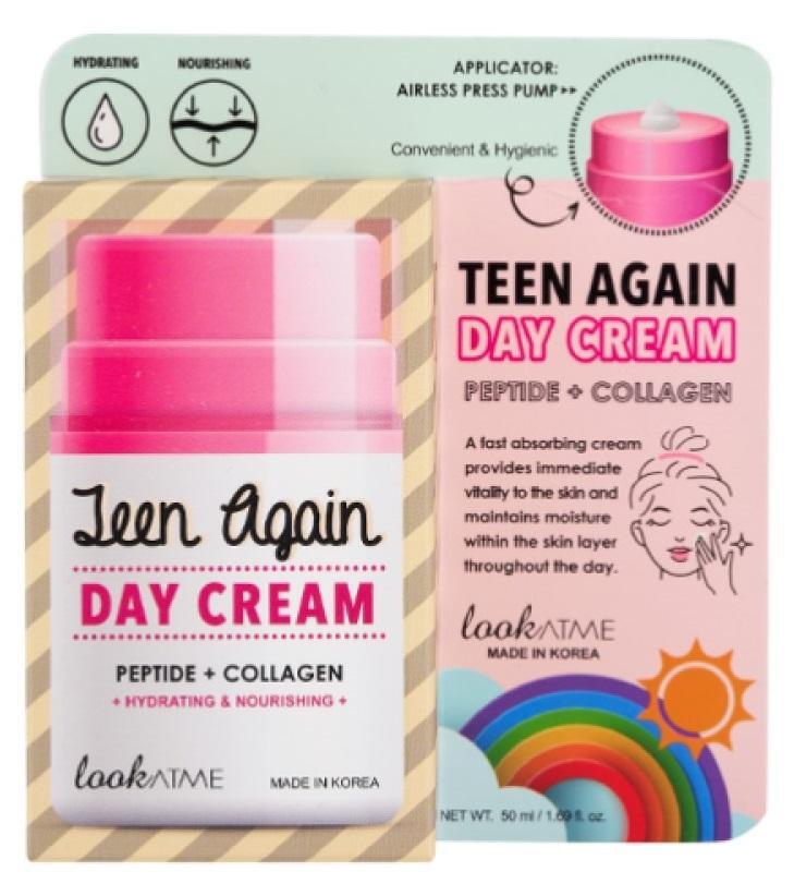 LOOKATME TEEN AGAIN Day Cream with Peptide and Collagen Дневен крем с пептиди и колаген