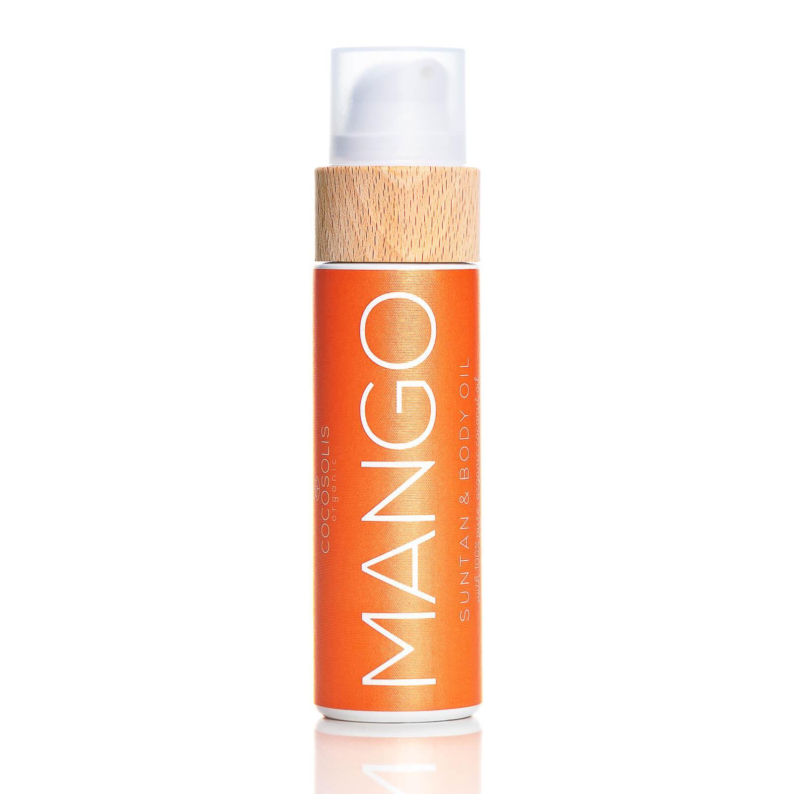 Cocosolis Mango Suntan & Body Oil Био масло за бърз, наситен тен, хидратирана и сияйна кожа