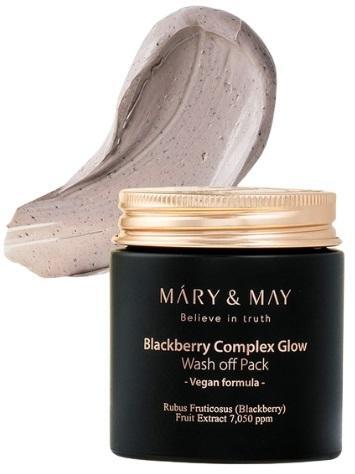 Mary & May Blackberry Complex Glow Wash Off Pack Oзаряваща глинена маска за лице с къпини