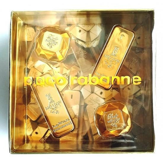 Paco Rabanne Lady Million & 1 Million комплект мини парфюми