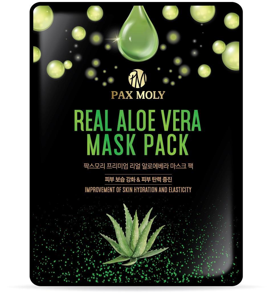 PaxMoly Real Aloe Vera Mask Pack Тоник за лице с алое и ВНА
