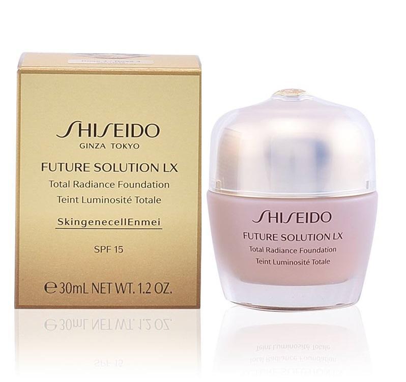 Shiseido Future Solution LX Total Radiance Foundation Golden 3 Подмладяващ фон дьо тен
