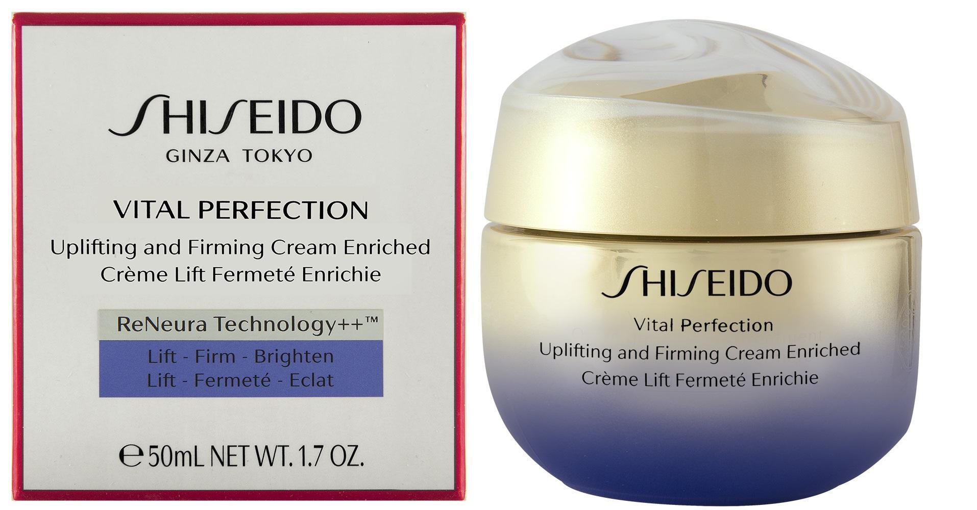 Shiseido Vital Perfection Uplifting and Firming Cream Enriched Крем за лице с лифтинг ефект