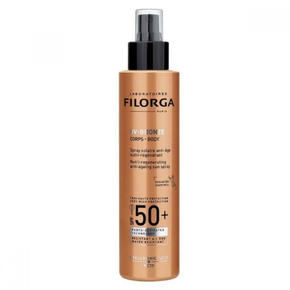 Filorga UV Bronze Body Anti Ageing Sun Oil SPF 50 Слънцезащитно сухо олио за тяло с подмладяващ ефект