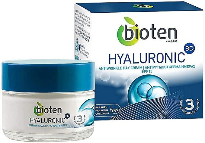 Bioten Hyaluronic 3D Antiwrinkle  Нощен крем за лице против бръчки