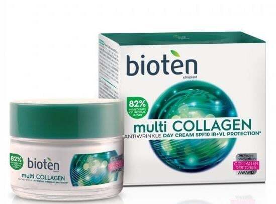 Bioten Multi-Collagen Antiwrinkle SPF 10 Крем за лице против бръчки с колаген