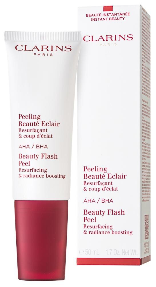 Clarins Beauty Flash Peel Изглаждащ пилинг за лице за мигновено изглаждане и подхранване