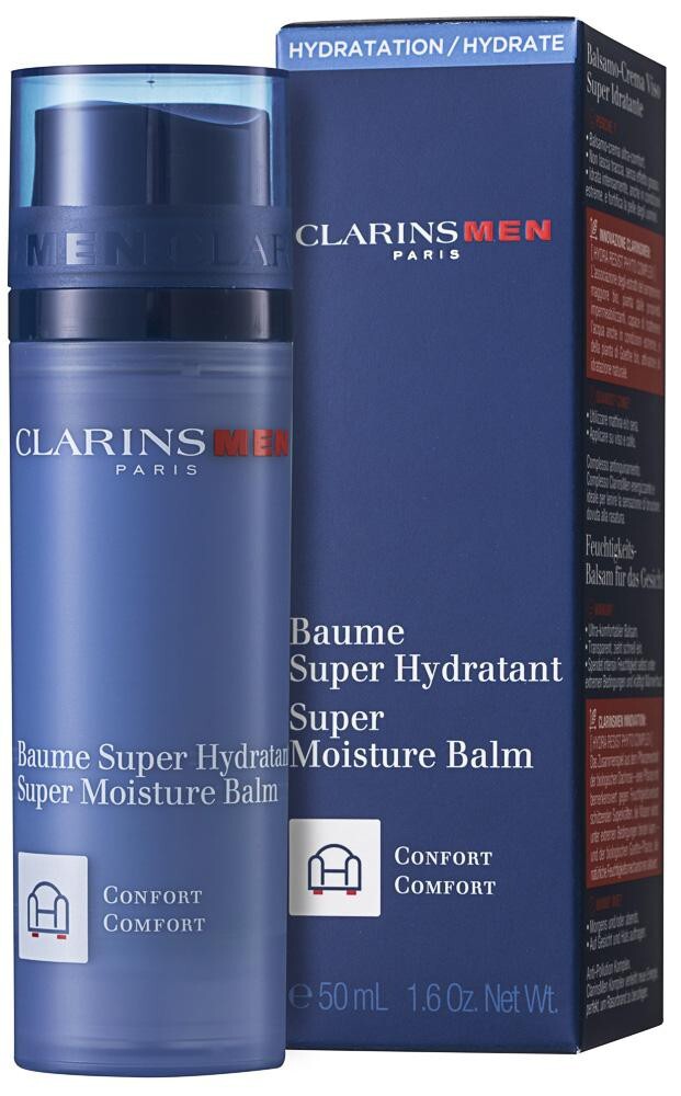 Clarins Men Super Moisture Balm Хидратиращ балсам за лице за мъже