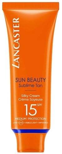 Lancaster Sun Beauty Face Silky SPF15 Слънцезащитен крем за лице без опаковка