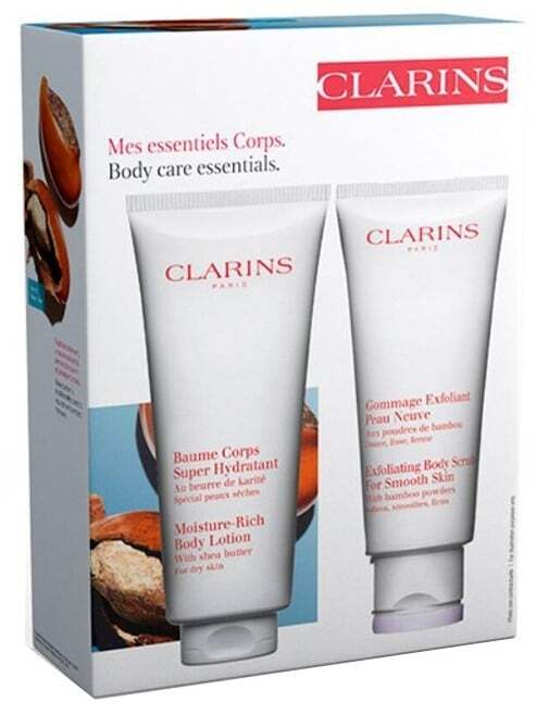 Clarins Value Pack Hydratation Лосион за тяло и ексфолиант комплект