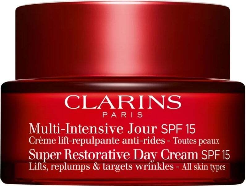 Clarins Super Restorative Day All Skin SPF 20 Types Дълбоко подхранващ дневен крем без опаковка