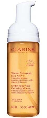 Clarins Gentle Renewing Cleansing Mousse Почистваща нежна пяна за всеки тип кожа