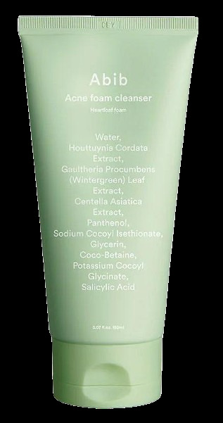 ABIB Acne Foam Cleanser Heartleaf Foam Почистваща пяна за лице