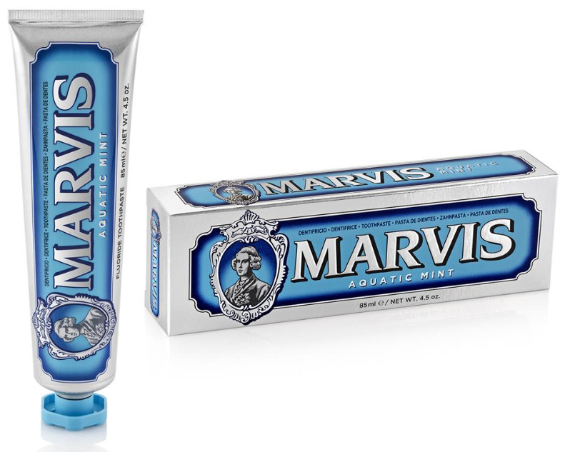 Marvis Aquatic Mint Освежаваща паста за зъби с мента и морска свежест