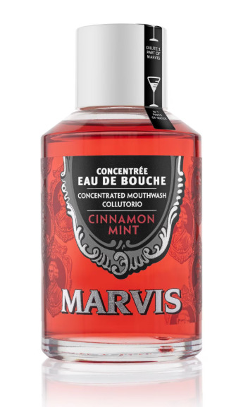 Marvis Cinnamon Mint Концентрирана вода за уста с аромат на канела и мента