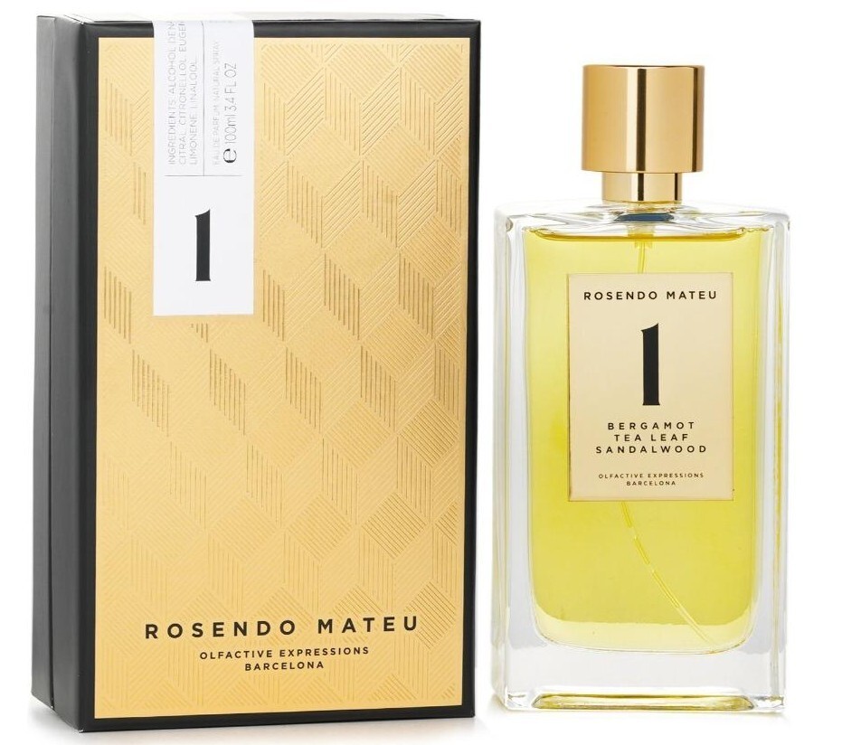 Rosendo Mateu Nº 1 Bergamot, Tea Leaf, Sandalwood Унисекс парфюмна вода EDP