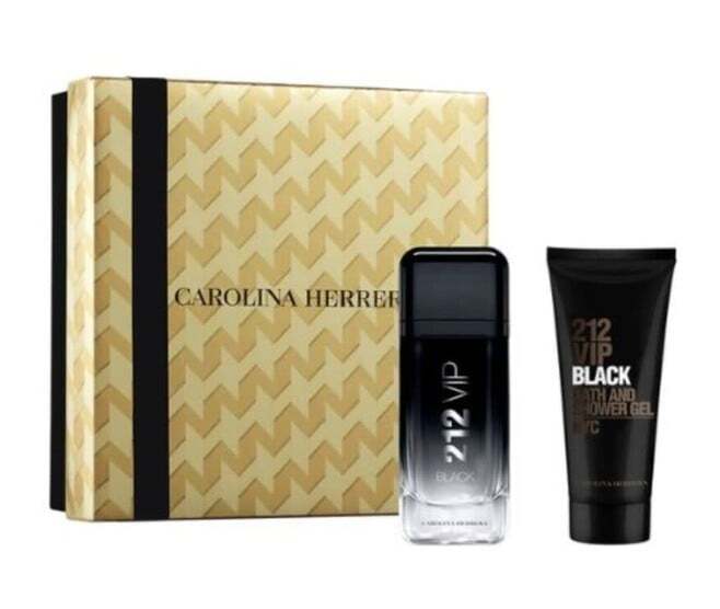 Carolina Herrera 212 Vip Black Подаръчен комплект за мъже